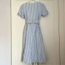 Sezane blue and white stripe dress Image 2
