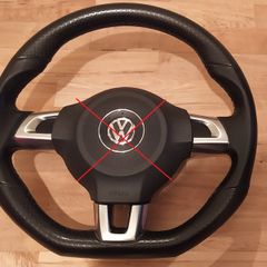 Volkswagen flat bottom steering wheel