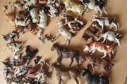Large 1960s and 70s lot of plastic Britains and English made farm animals