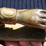 Antique Brass Doorknocker 5" x 2,4" Image 2