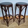 Two bentwood vintage cafe/bar stools Image 2