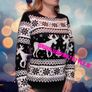 Christmas sweatshirt with reindeer Image 2