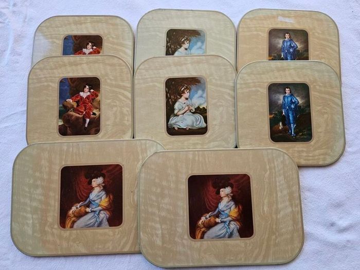 Vintage place mats with victorian images