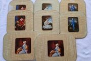Vintage place mats with victorian images