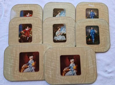 Vintage place mats with victorian images