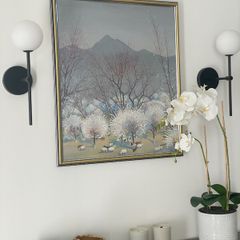 Contemporary Elegant Wall lights. Set of Two. As new.