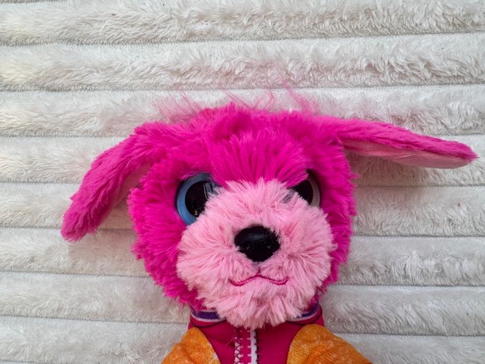 Scruff-A-Luvs Pink Puppy Dog Soft Plush approx. 23 cm. Used Dirty Please see photos