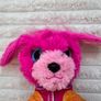 Scruff-A-Luvs Pink Puppy Dog Soft Plush approx. 23 cm. Used Dirty Please see photos Image 3