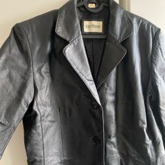 vintage leather jacket