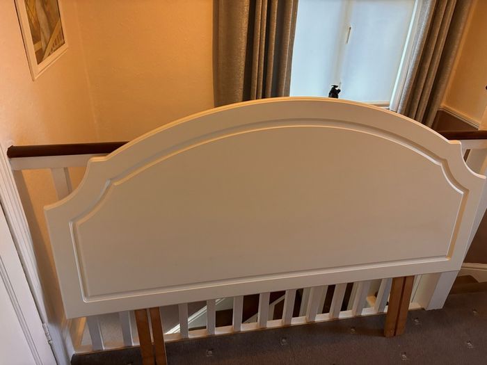 off white headboard suit king size
