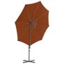 Cantilever Umbrella with Steel Pole Terracotta 300 cm Image 4