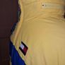 Tommy Hilfiger Mens Jacket XS Yellow Brasil Patch Embroidered Spellout VTG Image 4