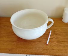 1930s Irish Army Porcelain Chamber Pot