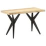 Dining Table 120x60x76 cm Solid Mango Wood Image 2