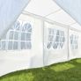Gazebo Canopy  Party Tent  3m x 6m White Image 7