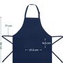 Pack Unisex Adjustable Bib Apron with 2 Pockets Cooking Kitchen Chef Women Men Aprons for Home Kitchen, Restaurant, Coffee house (Blue, Polyester) Image 2