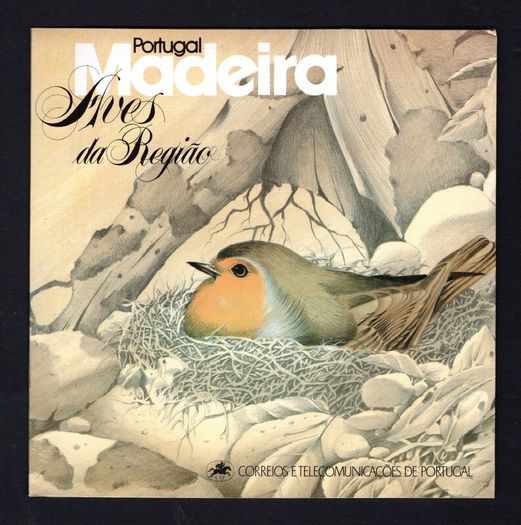 1988 Portugal Madeira  Rare Birds Commemorative Stamp Presentation Pack