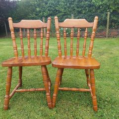 Dining solid wooden chairs