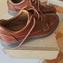 Mens Brown leather Clarks Shoes Image 6