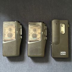 3 vintage recorders