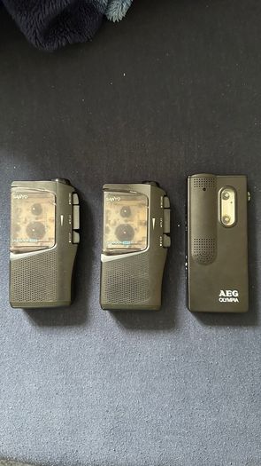 3 vintage recorders