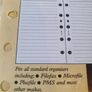 Lined Punched Note Paper / Yellow / Filofax etc Image 3