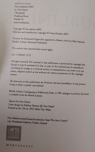 New Dubliners 2005 1st Edition, 1st Printing