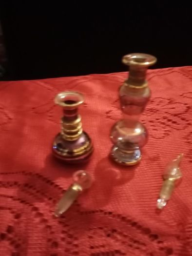 old. vintage. perfume. bottles
