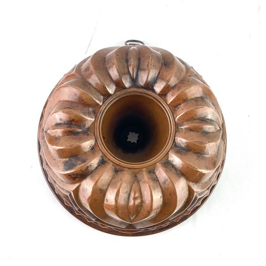 Antique Large Copper Bundt Cake Mold