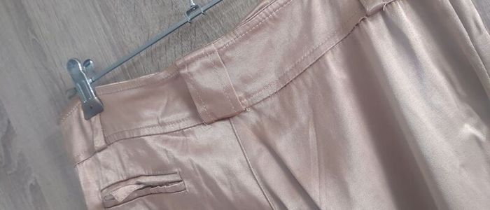 Satin Look trousers   size small worn once