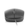 Type C NGS Flame-C Wired Optical Mouse, USB Port, 100 DPI, Plug and Play Installation, Ambidextrous, Scroll Wheel + 2 Buttons, Ergonomic Lines, Black Image 5