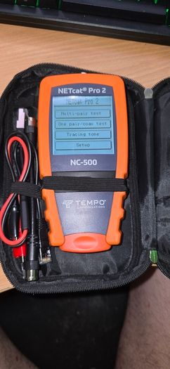 Share Tempo Communications NC-500 NETcat Pro 2 Network Cable Tester - Full Kit NC-510