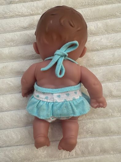 Berenguer Lil Cutesie Chubby approx. 9" Baby Doll Green Eyes 18-14 Used Please see photos