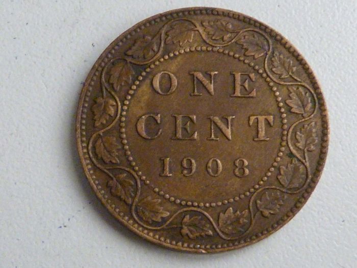 Canada 1 cent 1908