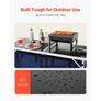 Camping Kitchen Table, Folding Outdoor Cooking Table, 3 Adjustable Height, Aluminum Lightweight Portable Cook Station Image 4