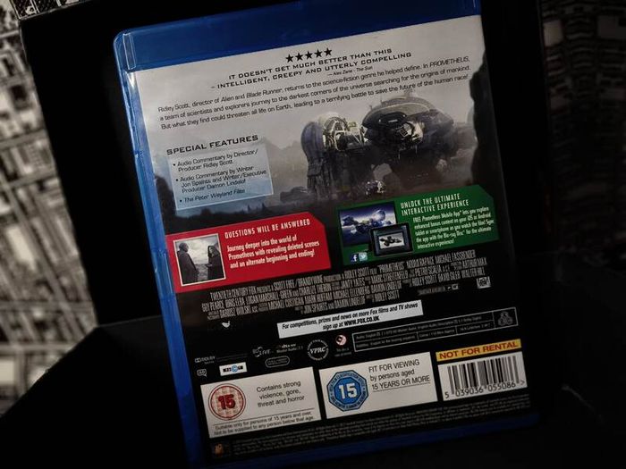 Prometheus ! Blu-ray ! Ridley Scott ! Alien Saga ! 2012 !