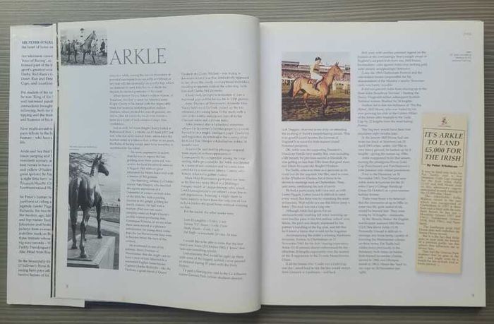 Peter O'Sullevan's Horse Racing Heroes Hardback 2004