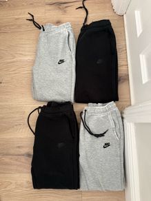 Men's Nike tech tracksuit bottoms size medium 4 pairs