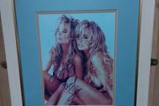 The Barbie Twins Autographed 10x8 Photo  Framed with Certificate of Authenticity (COA)