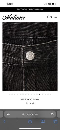 Mutimer mens paint splatter jeans