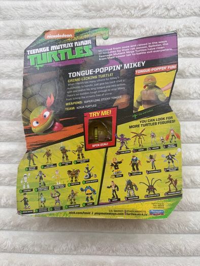 Teenage Mutant Ninja Turtles Tongue Poppin Mikey Action Figure Please see photos