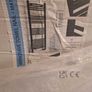 Towel warmer 1600x600 matt black Image 2