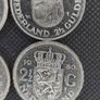 Netherlands 6 x 2 1/2 Guilden Coins Image 5