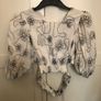 Embroidered Crop Top - Zara NEW Image 9