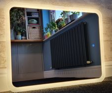 LED Bathroom Mirror 60x80cm Horizontal Vertical Warm LED Light Touch ON OFF Switch