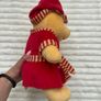 Winnie The Pooh In Dressing Gown And Night Cap Disney Plush approx. 30cm Used Please look at the pictures Image 6