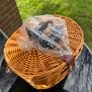 Rattan bicycle basket with lid Image 5