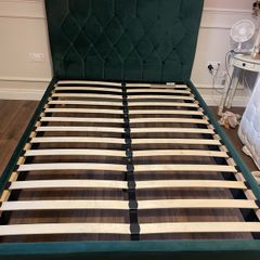 bed and mirror