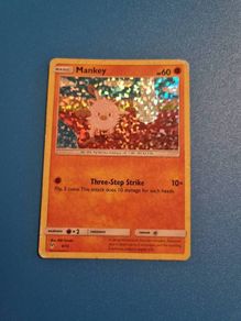 Mankey Holo (08/012) McDonald's Pokemon Card 2019