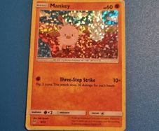 Mankey Holo (08/012) McDonald's Pokemon Card 2019
